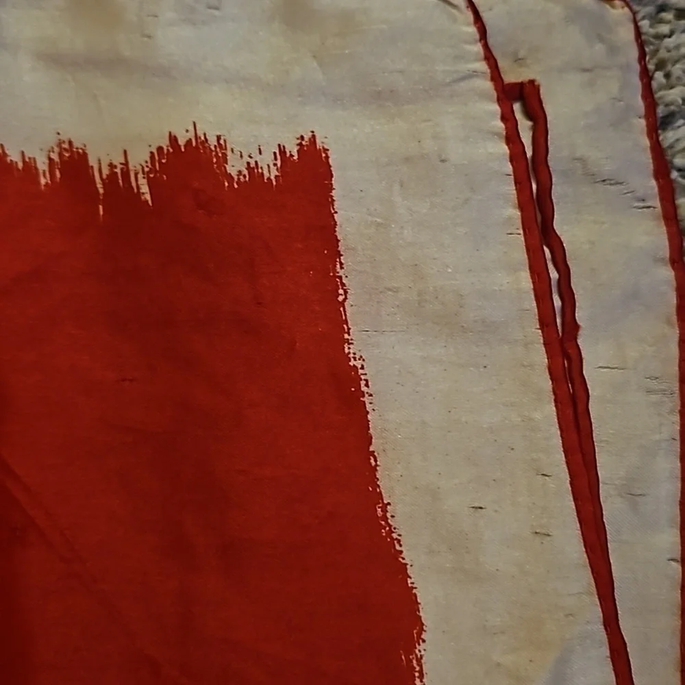 Vintage Estate Silk Rose Mantilla Scarf